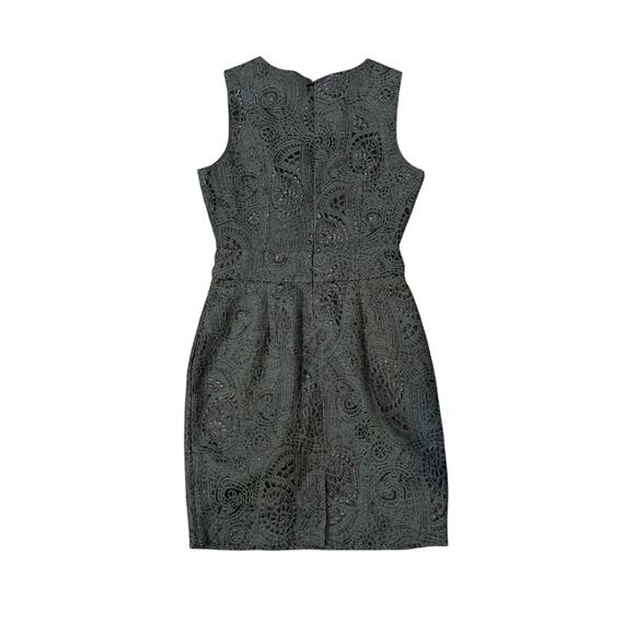 Venus Moss Green  Pleated  Sheath Dress Size 4 - Picture 4 of 5